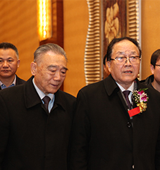 国务院原稽查特派员刘吉部长与王治国会长一起步入会场